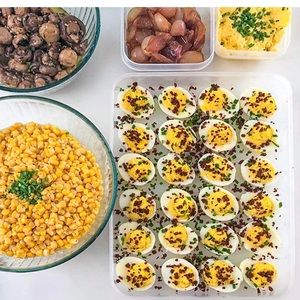 Egg storage perfect for vertical deviled eggs amazing for thanksgiving serving